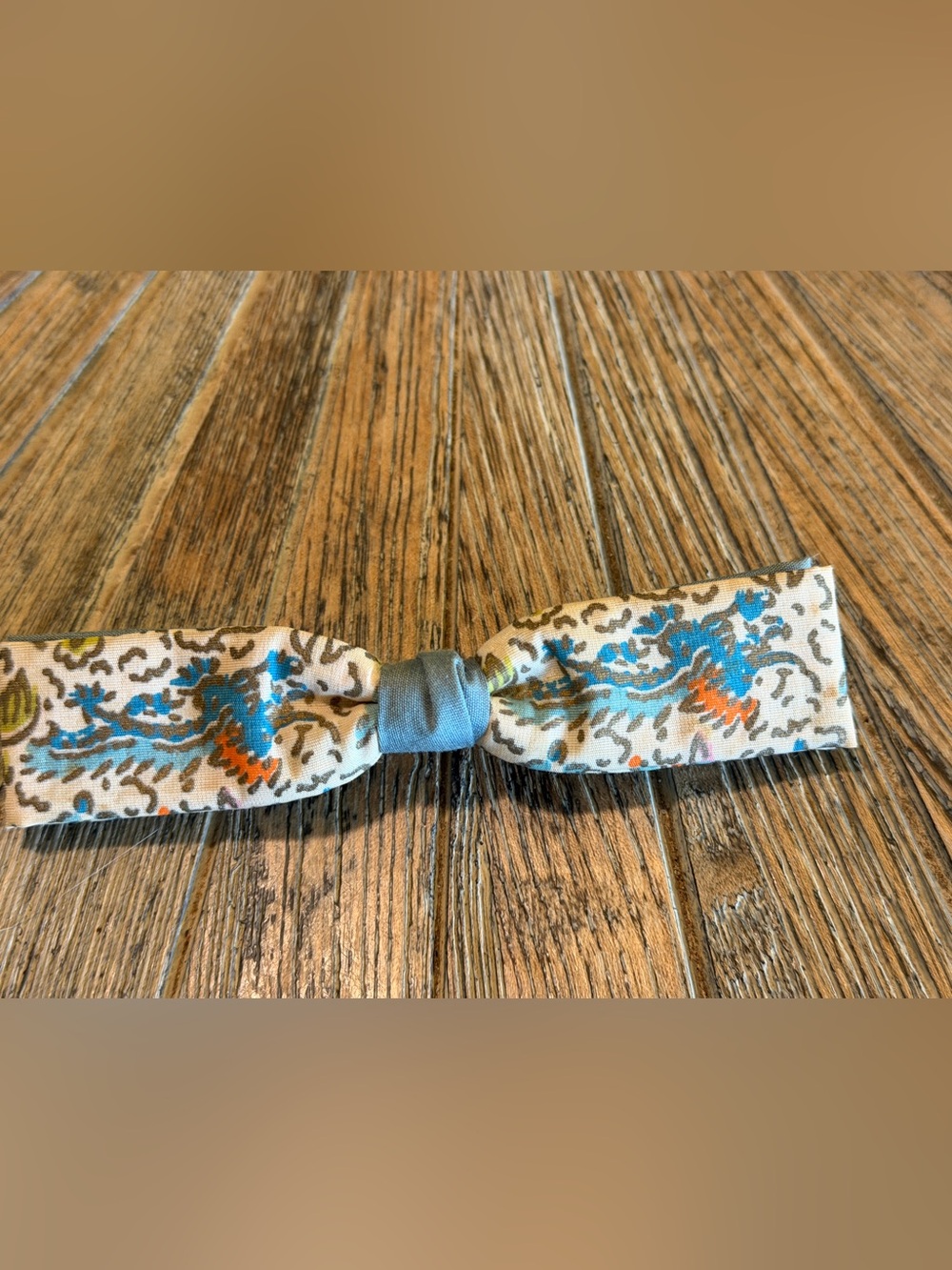 Vintage MCM Bow Tie Clip On Paisley Atomic Rockabilly Mid Century Mens 1950s